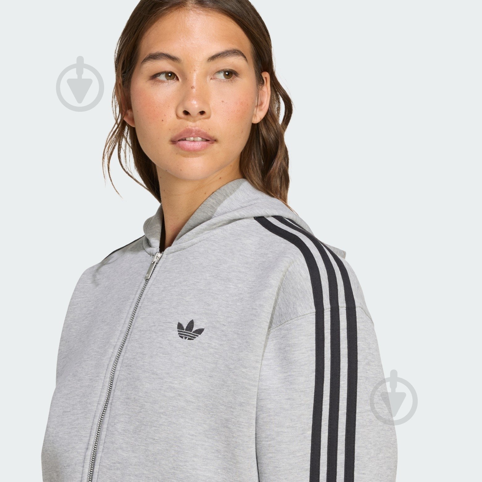 Джемпер Adidas SPACER 3S FZ JY2620 р.S сірий - фото 3