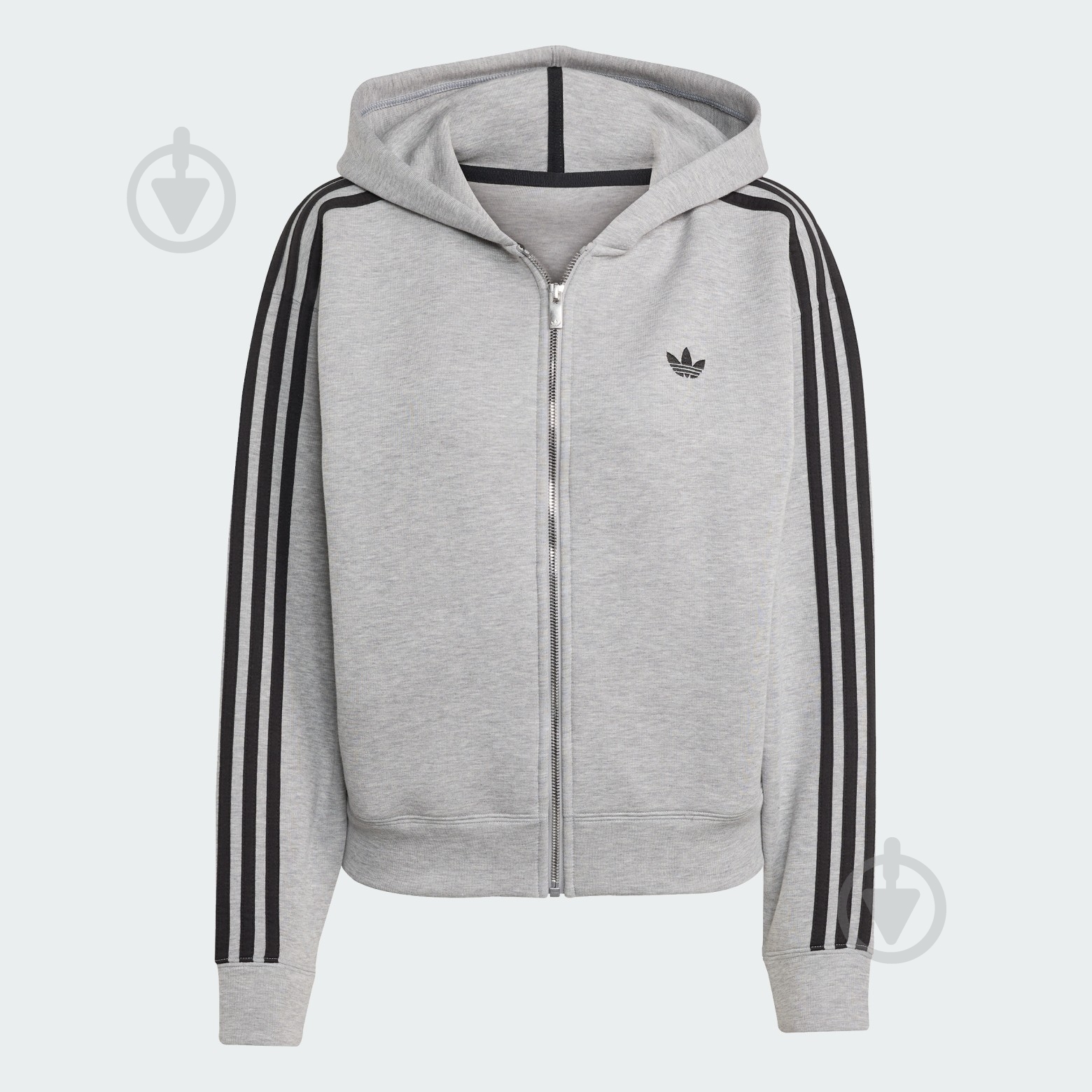 Джемпер Adidas SPACER 3S FZ JY2620 р.S сірий - фото 6