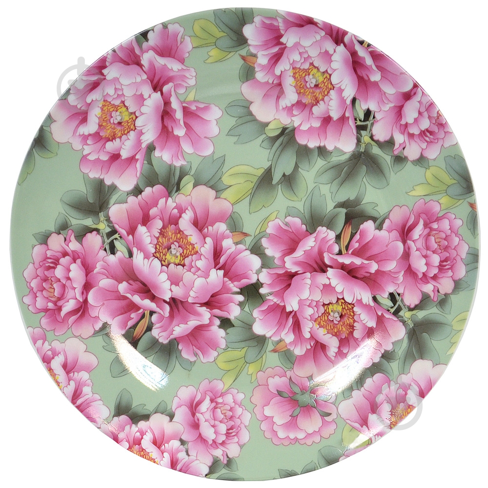 Тарілка обідня Keramia Піони 23 см K24-198-059 - фото 1