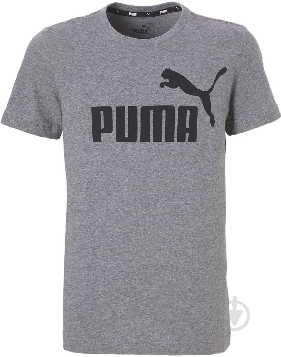 Футболка Puma Essentials Tee B 852542031 серый - фото 1 Футболка Puma Essentials Tee B 852542031 серый - фото 1