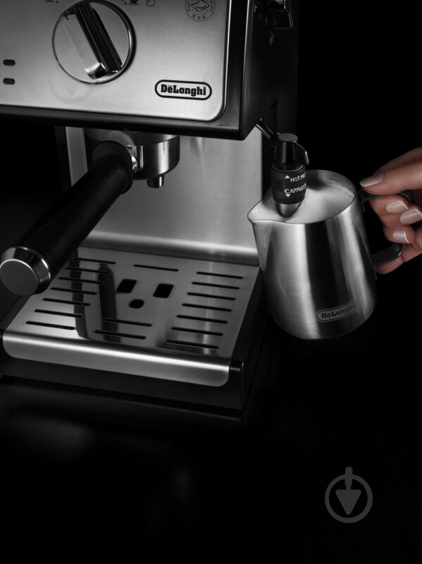 Кофеварка рожковая Delonghi ECP 35.31 BK STELL - фото 7