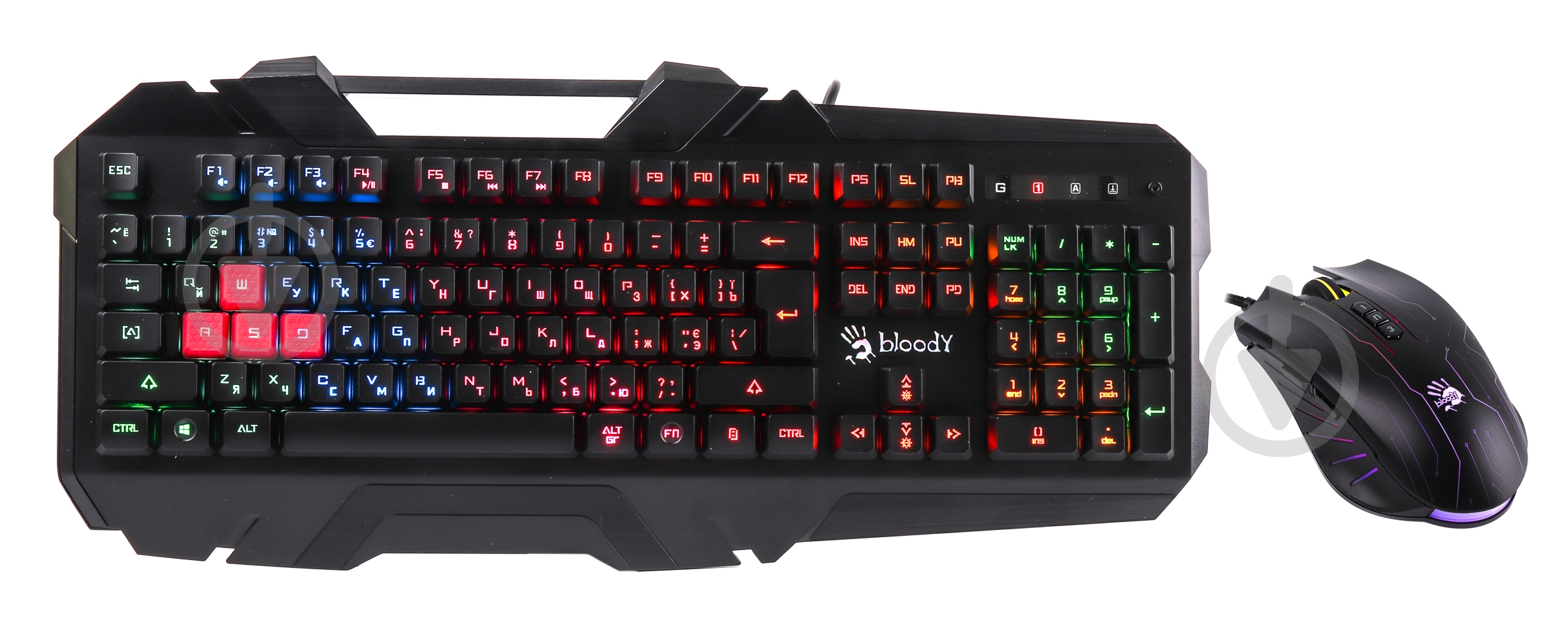 Комплект клавиатура и мышь A4Tech B2500 Bloody - фото 1 Комплект клавиатура и мышь A4Tech B2500 Bloody - фото 1