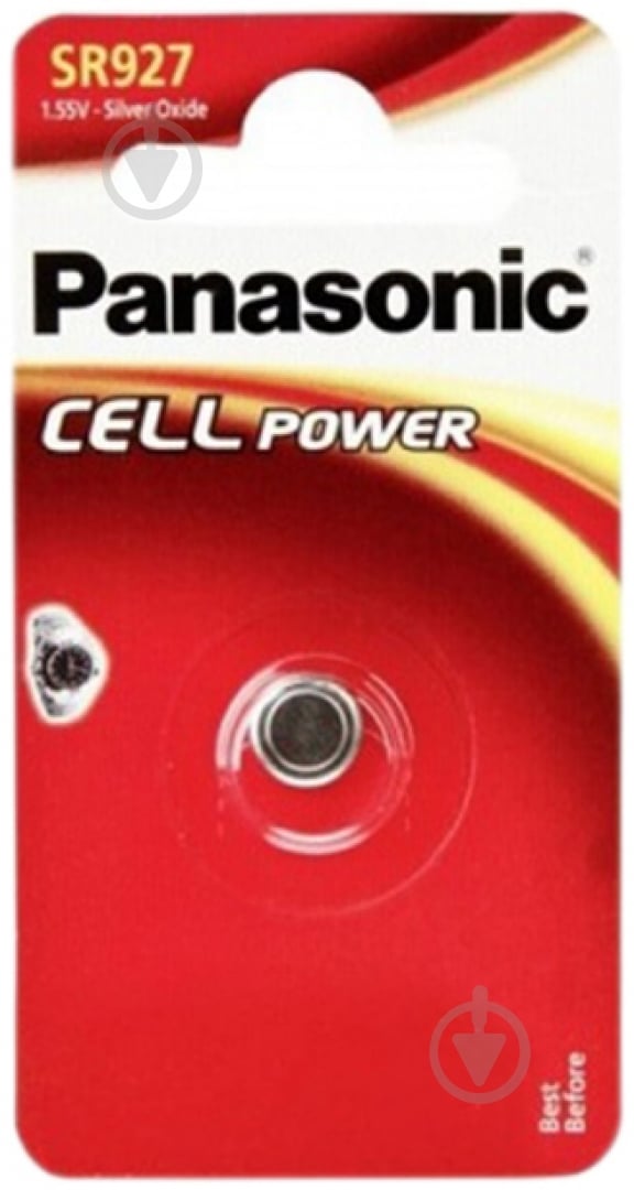 Батарейка Panasonic SR 927 BLI 1 (SR-927EL/1B) - фото 1