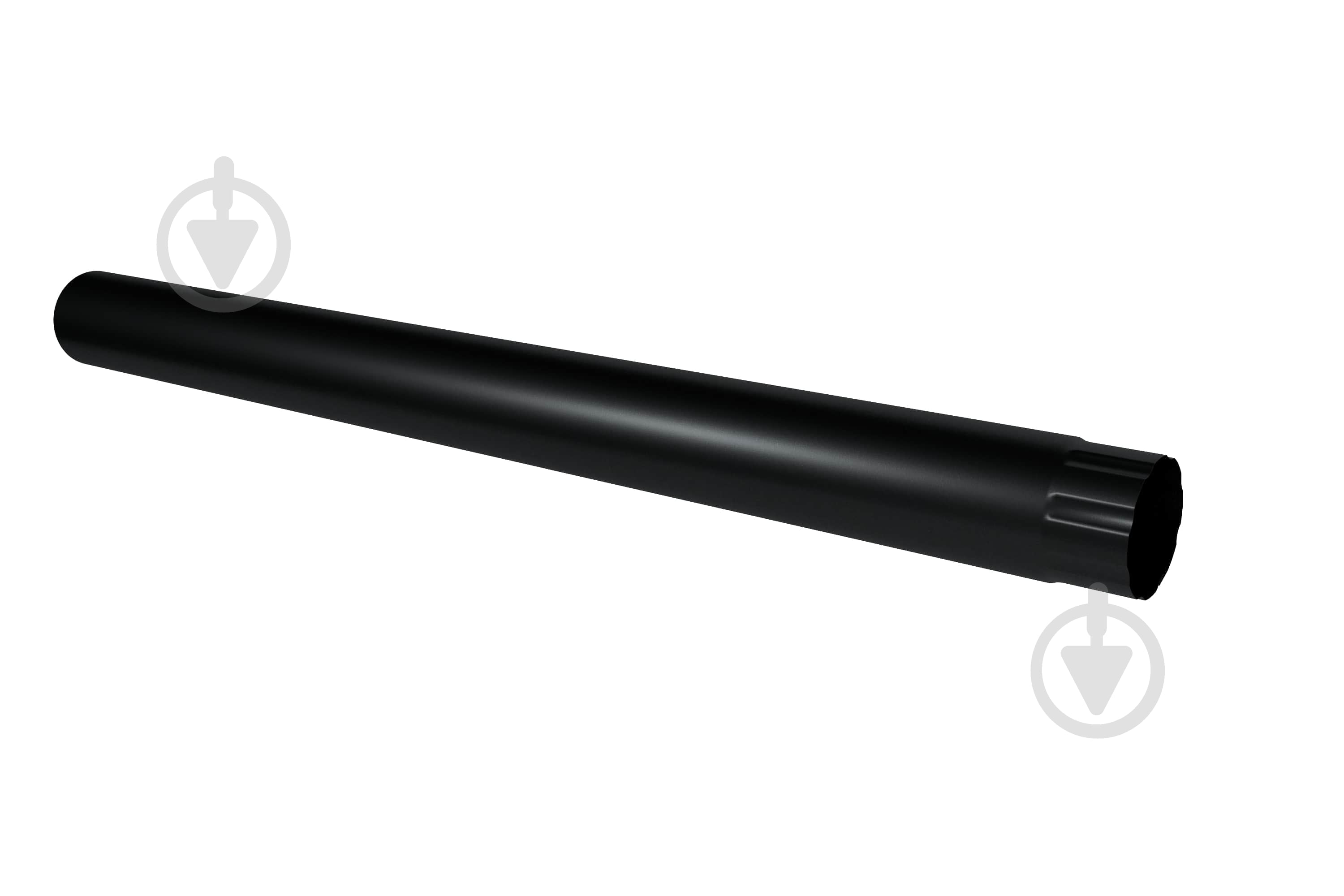 Труба водостічна SMART™ 3 м.п. 125 RAL 9005 - фото 1