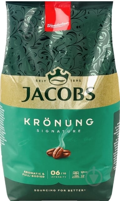 Кава в зернах Jacobs Kronung 1000 г - фото 1 Кава в зернах Jacobs Kronung 1000 г - фото 1
