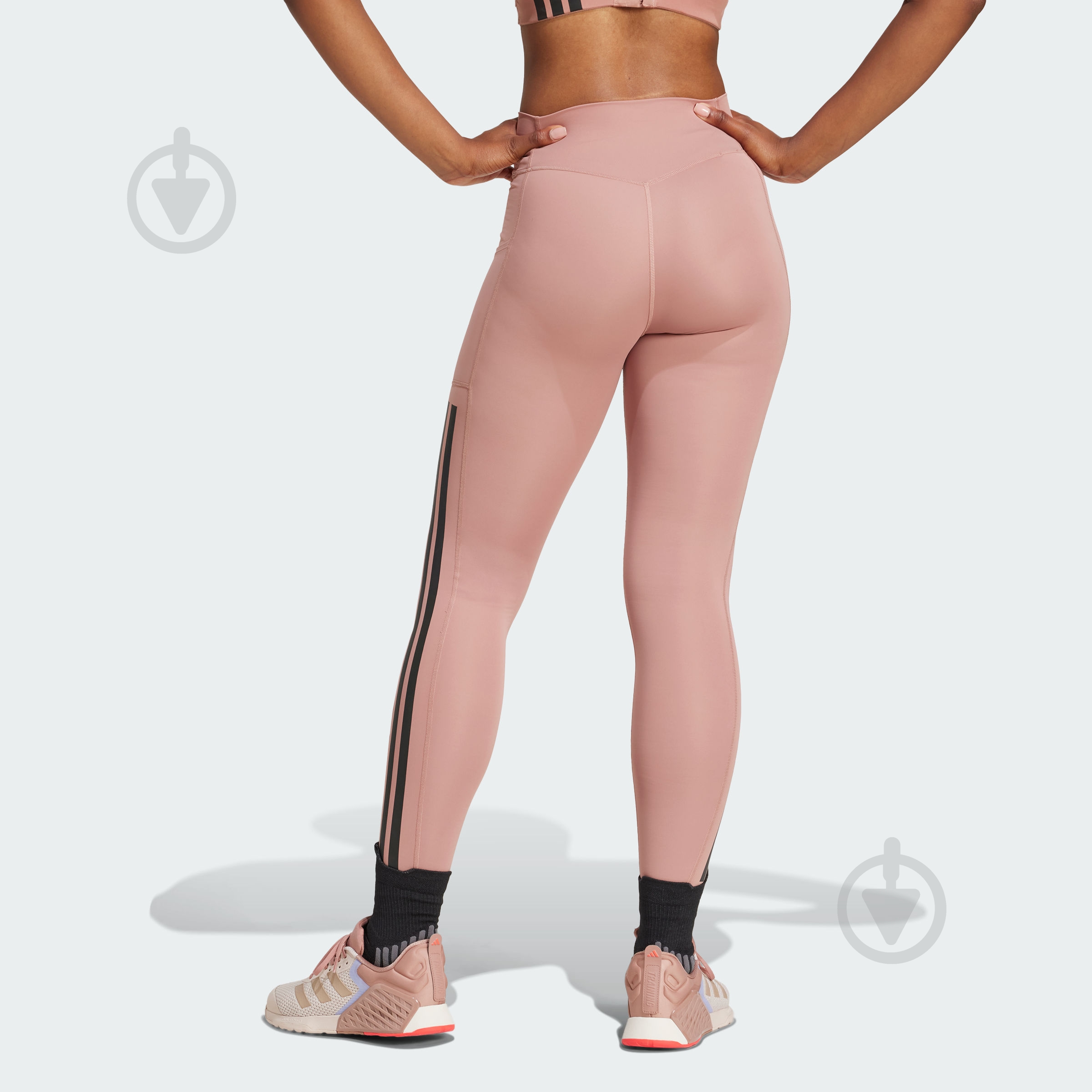 Лосини Adidas OPT 3S 1/1 JI8764 р.L рожевий - фото 2 Лосини Adidas OPT 3S 1/1 JI8764 р.L рожевий - фото 2
