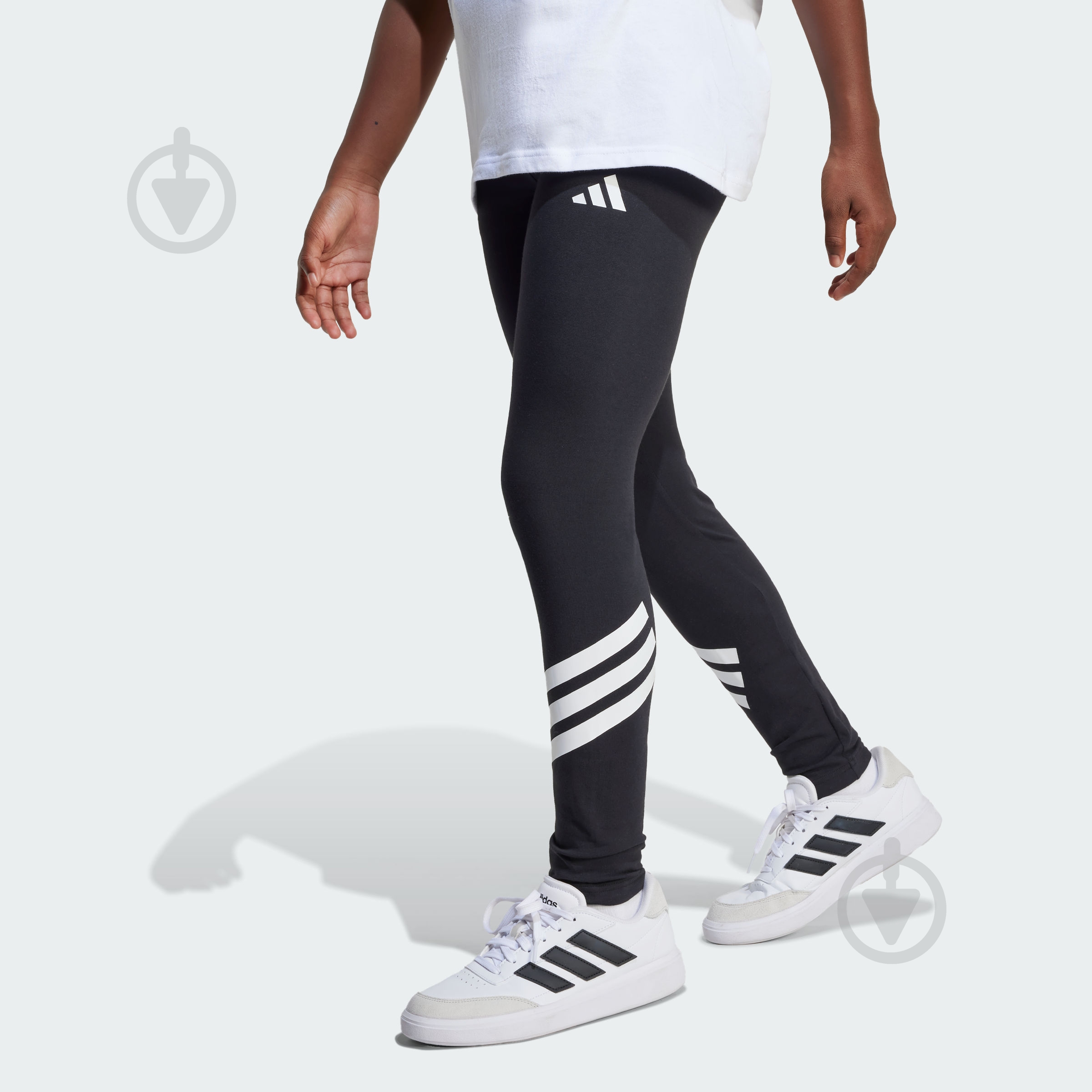 ᐉ Лосины Adidas JG FI 3S LEG JC7567 р.140 черный • Купить в Киеве