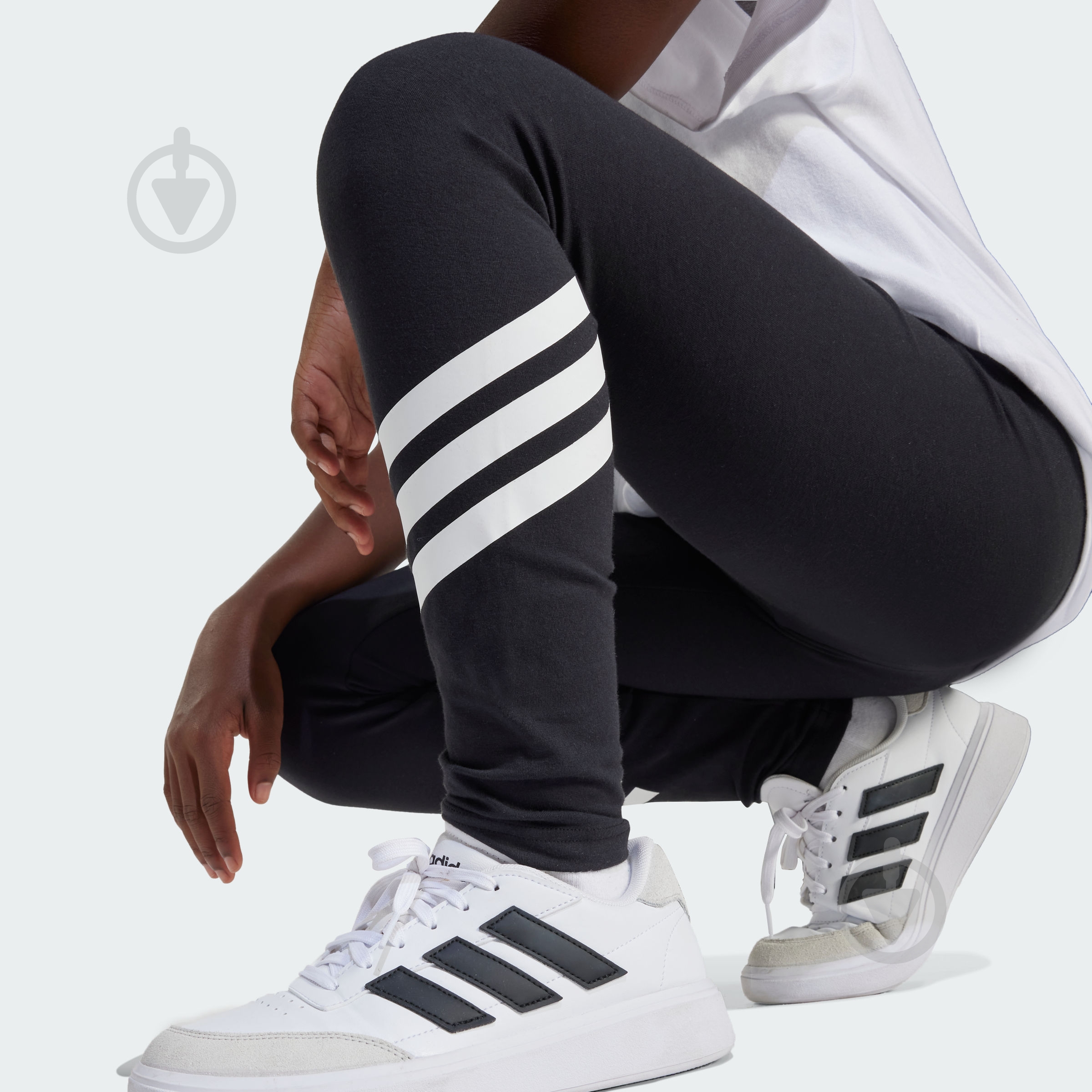 ᐉ Лосины Adidas JG FI 3S LEG JC7567 р.140 черный • Купить в Киеве