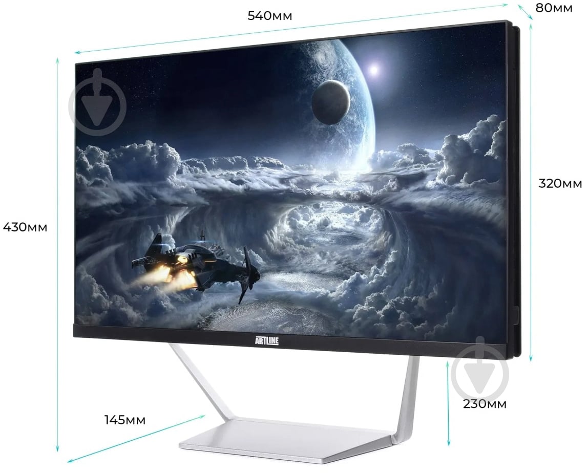 Моноблок Artline Business M67 23,8" (M67v20) black/silver - фото 8 Моноблок Artline Business M67 23,8" (M67v20) black/silver - фото 8