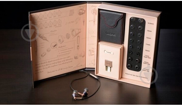 Навушники 1More Triple Driver Mic Gold (E1001-GOLD) - фото 6