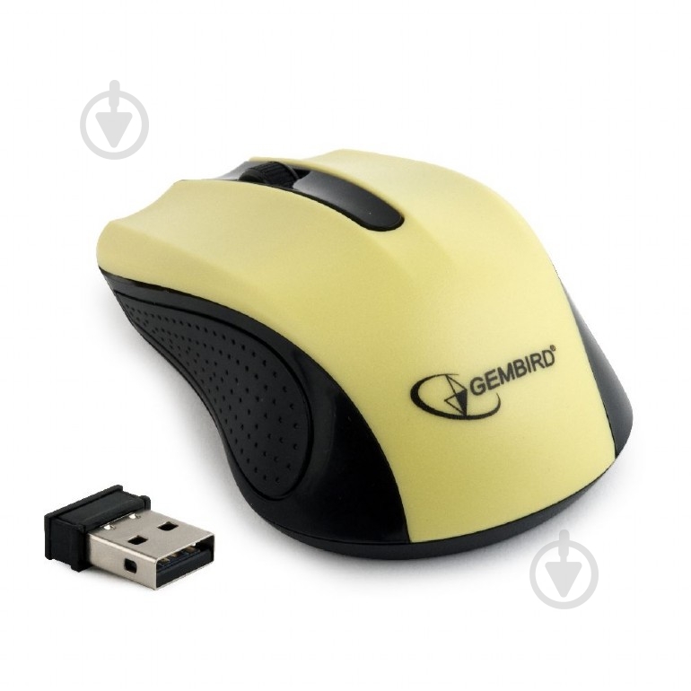 Мышка Gembird MUSW-101-Y yellow - фото 1