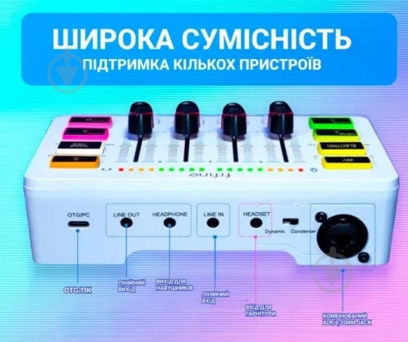 Пульт микшерный FIFINE SC3W - фото 6