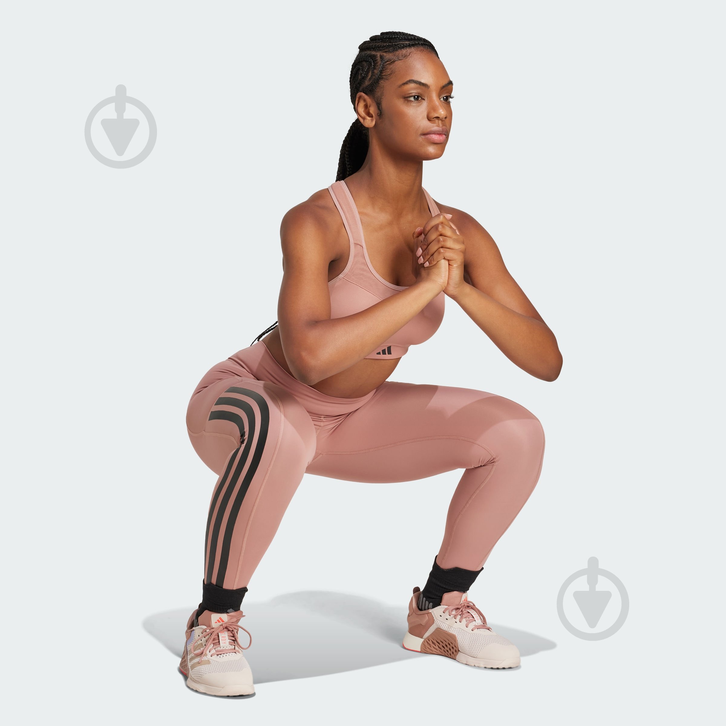 Лосини Adidas OPT 3S 1/1 JI8764 р.M рожевий - фото 5 Лосини Adidas OPT 3S 1/1 JI8764 р.M рожевий - фото 5