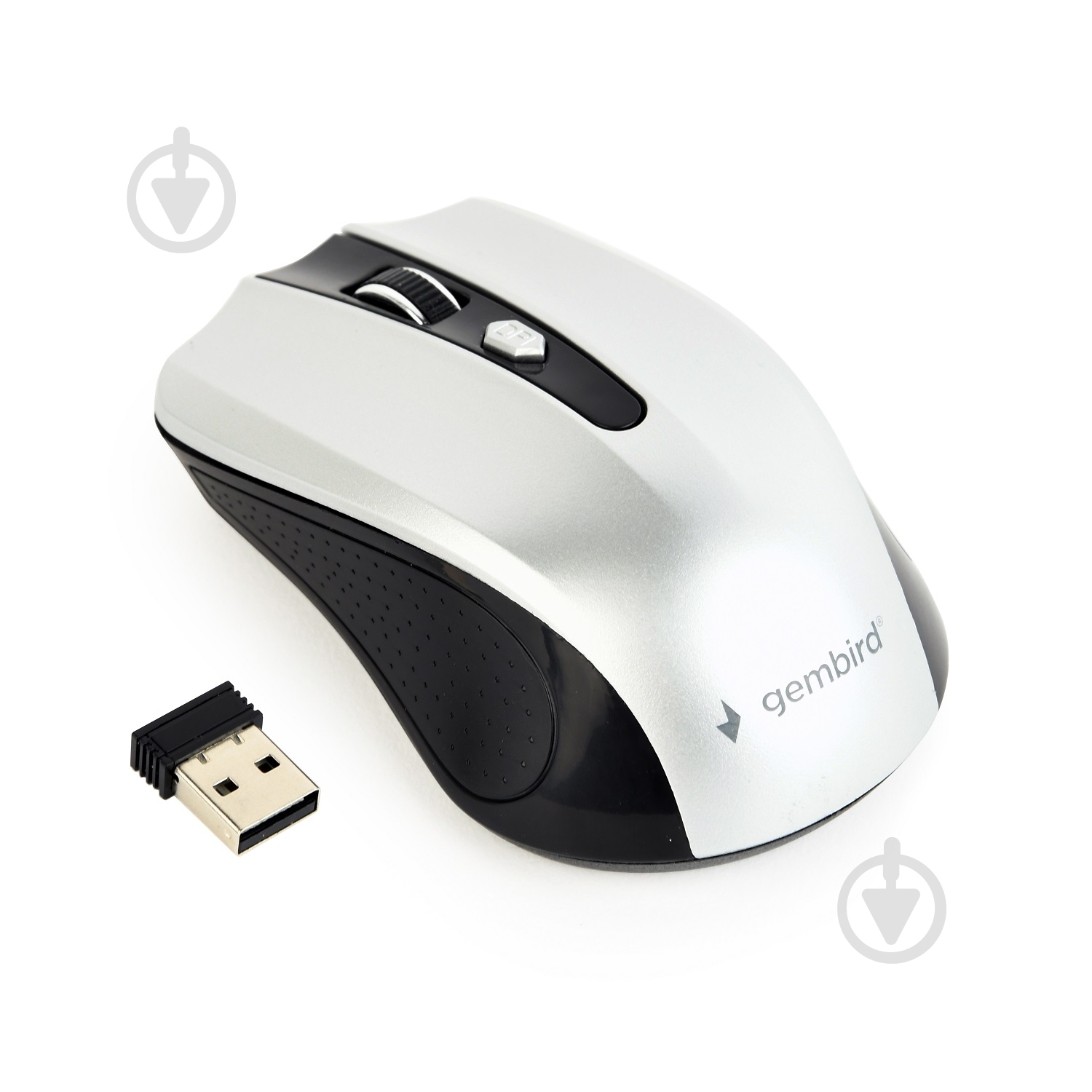 Мишка Gembird MUSW-4B-04-BS silver - фото 2