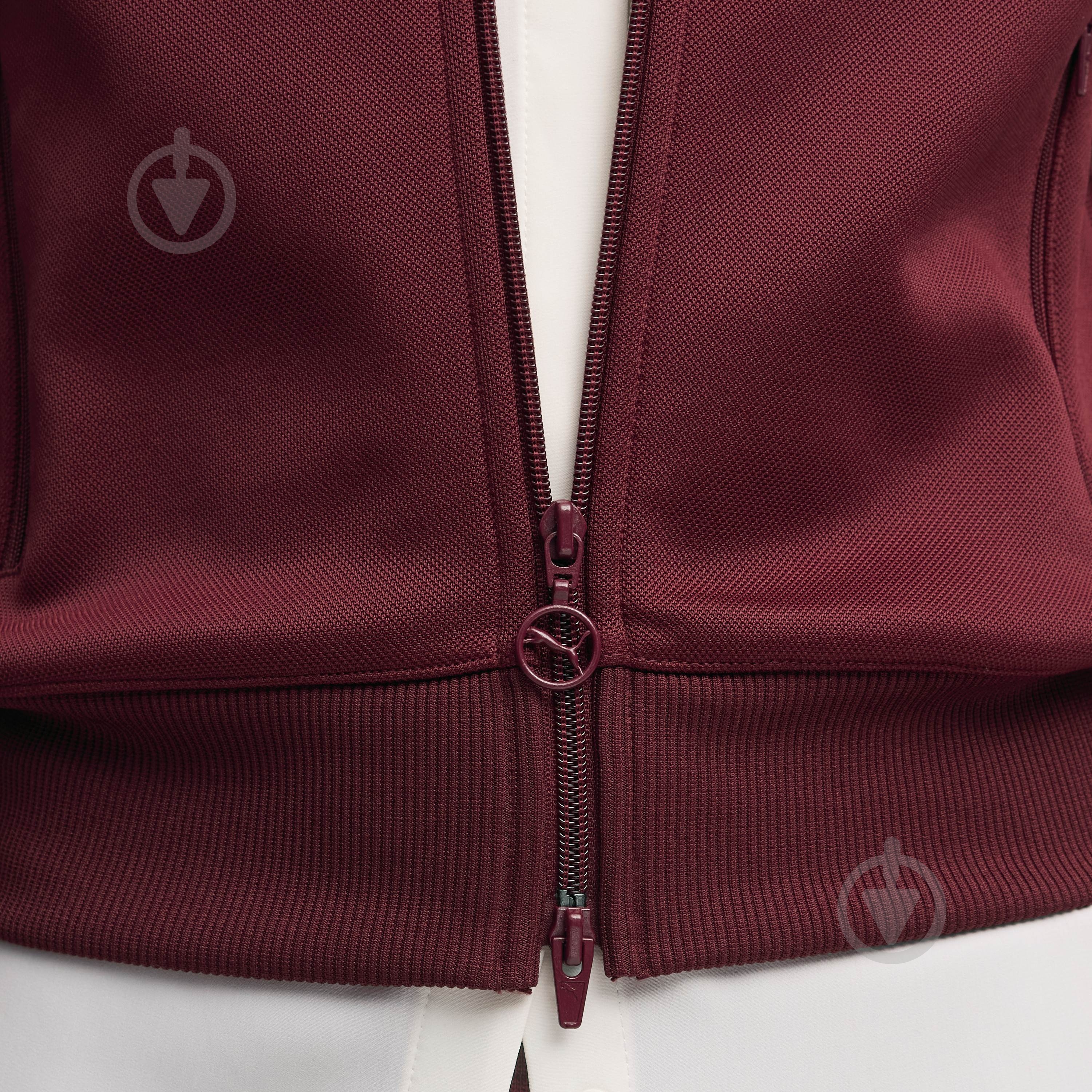 Джемпер Puma T7 ALWAYS ON Short Track Jacket 62979696 р.XL бордовый - фото 4 Джемпер Puma T7 ALWAYS ON Short Track Jacket 62979696 р.XL бордовый - фото 4