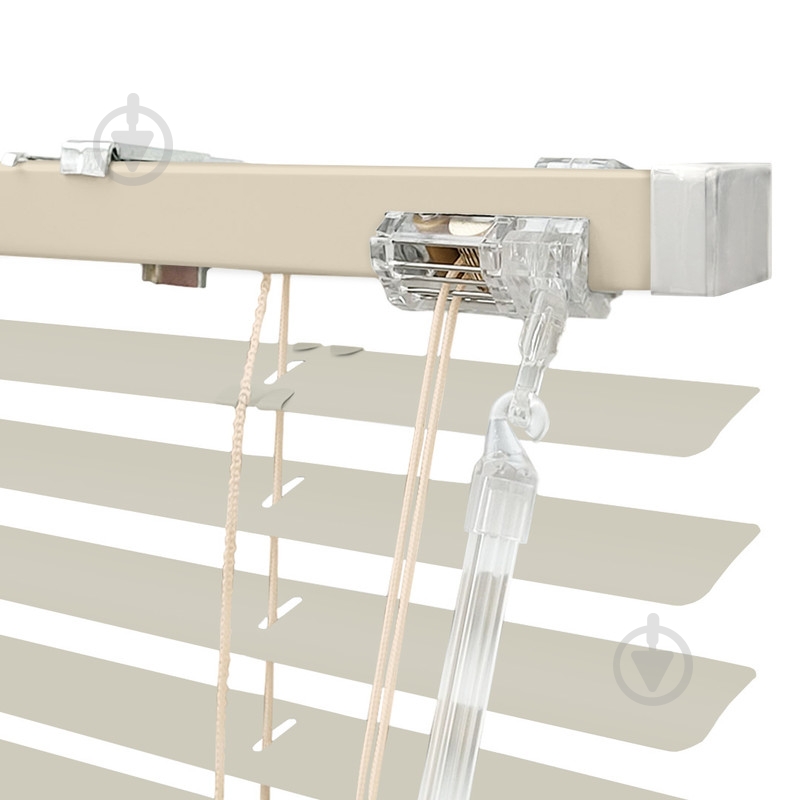 Жалюзі Rollotex алюмінієві горизонтальні з фіксацією 93х120 см бежевий матовий - фото 3 Жалюзі Rollotex алюмінієві горизонтальні з фіксацією 93х120 см бежевий матовий - фото 3