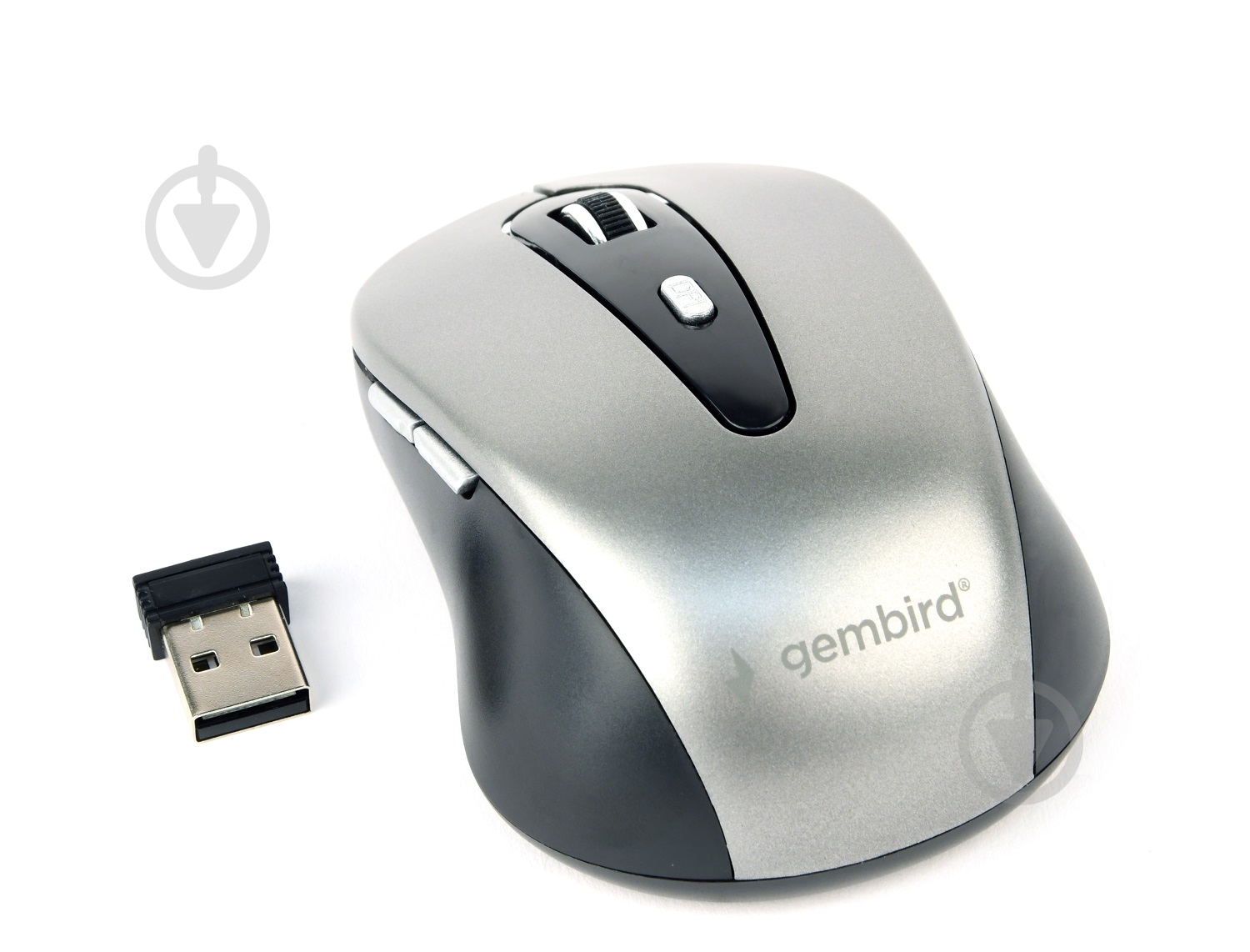 Мышка Gembird MUSW-6B-01-BG grey - фото 1