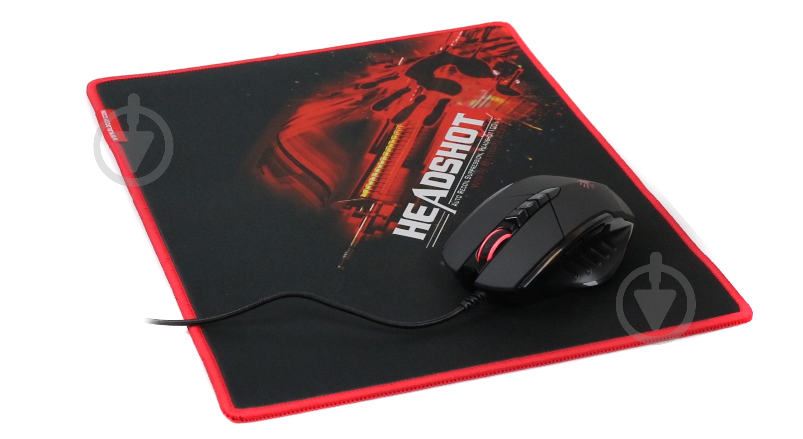 Мишка A4Tech V7M71Bloody + ігровий килимок Bloody B-071 black - фото 3 Мишка A4Tech V7M71Bloody + ігровий килимок Bloody B-071 black - фото 3