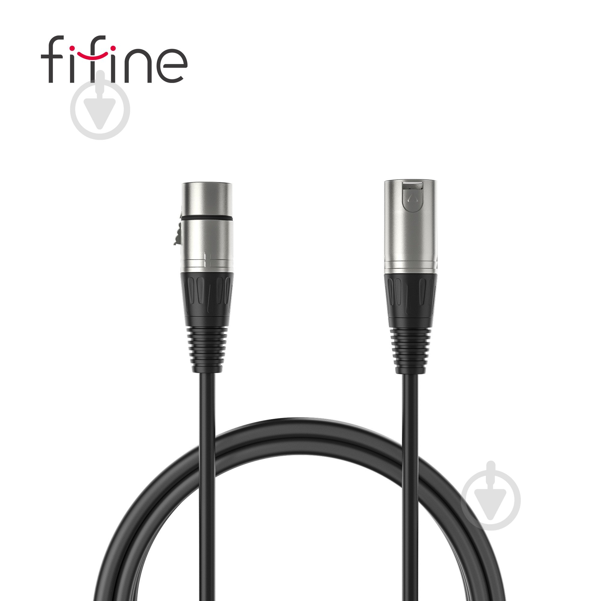 Кабель микрофонный FIFINE XLR Male to Female 3 м черный (L9) - фото 3 Кабель микрофонный FIFINE XLR Male to Female 3 м черный (L9) - фото 3