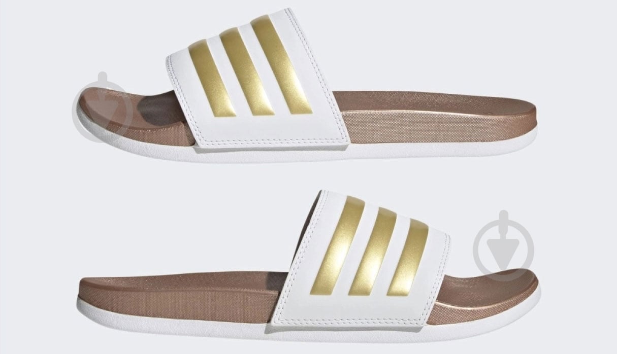 Шлепанцы Adidas H03618 р.38 белый - фото 4