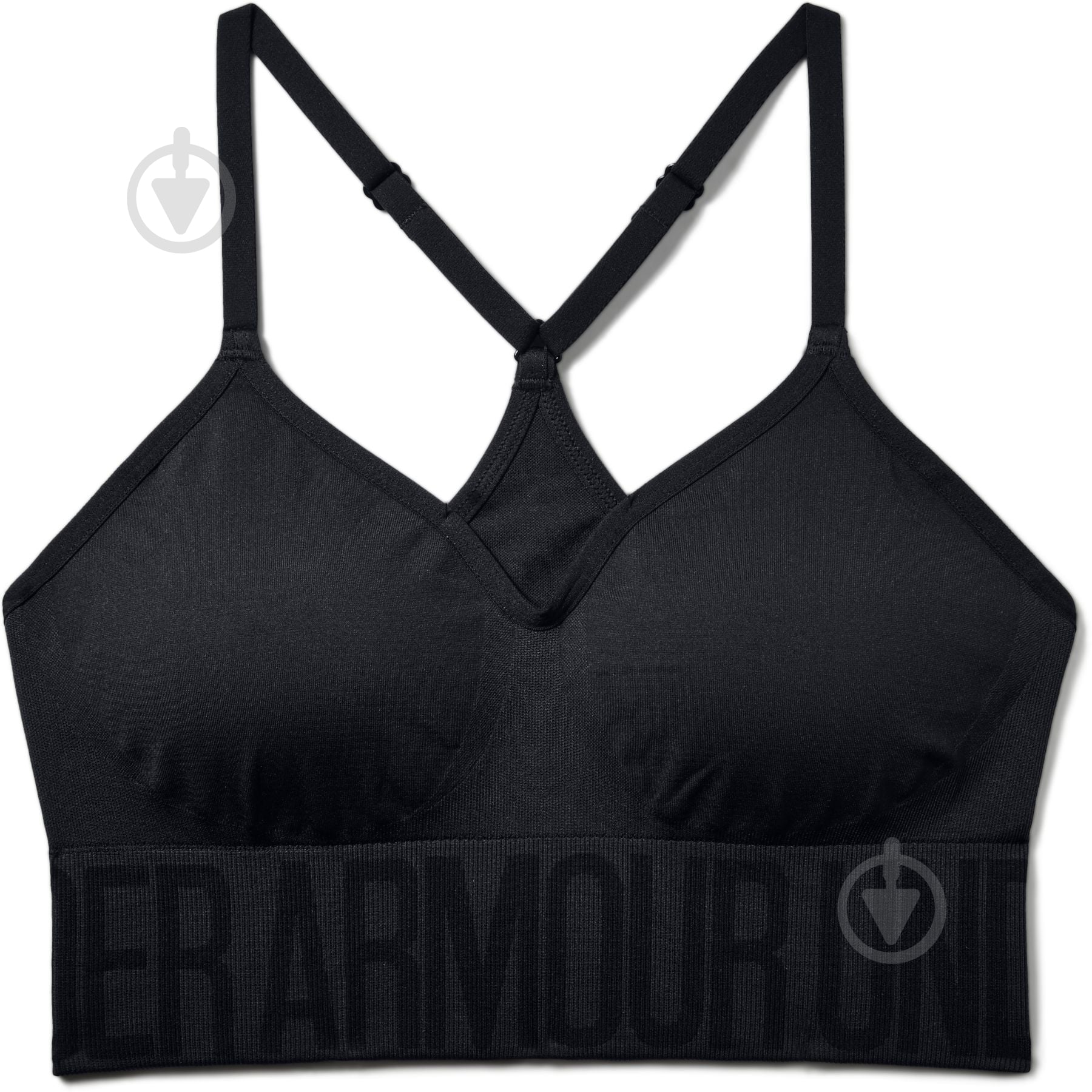 Бра Under Armour Seamless Solid 1275923-001 р.L черный - фото 1 Бра Under Armour Seamless Solid 1275923-001 р.L черный - фото 1