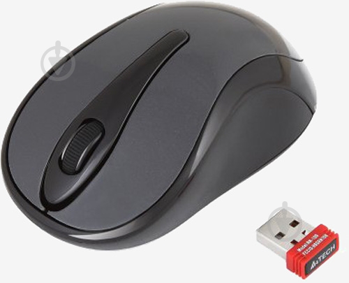 Мишка A4Tech A4-G3-280A USB V-Track (Grey) - фото 2