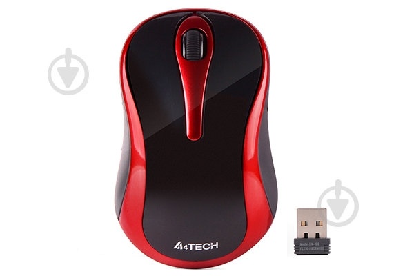 Мышка A4Tech G3-280N (Black+Red) red - фото 1 Мышка A4Tech G3-280N (Black+Red) red - фото 1