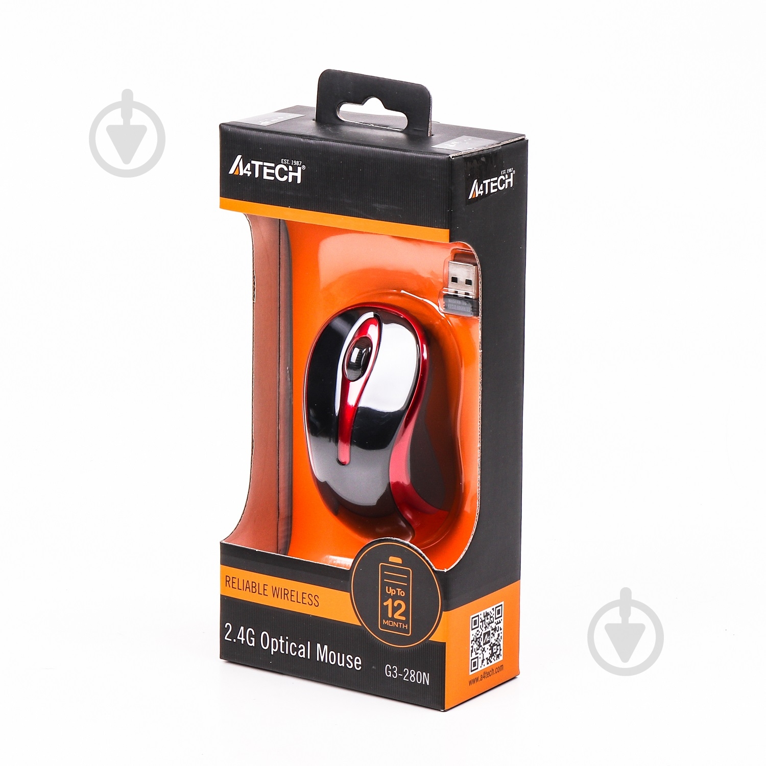 Мышка A4Tech G3-280N (Black+Red) red - фото 5 Мышка A4Tech G3-280N (Black+Red) red - фото 5