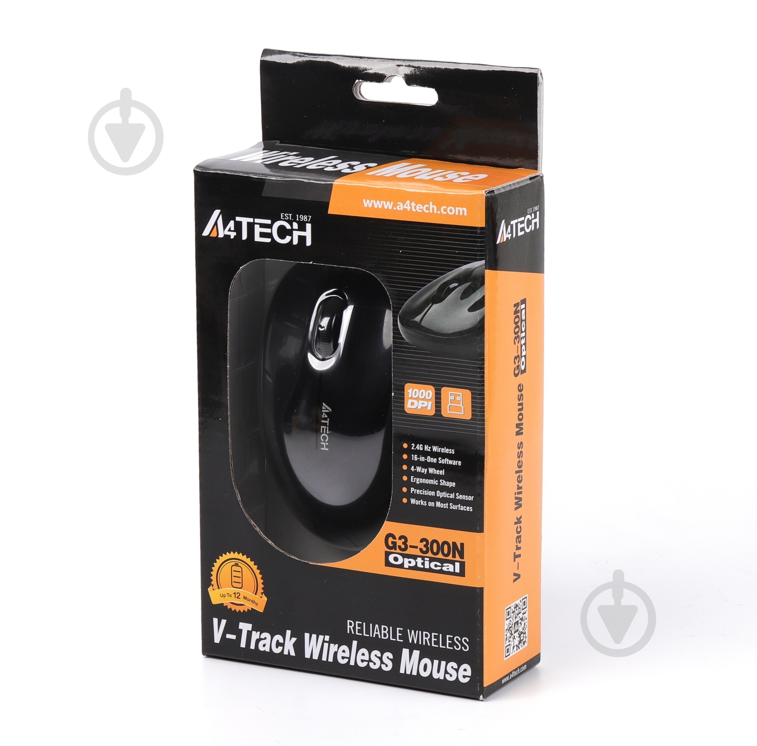 Мышка A4Tech G3-300N (Black+Silver) silver - фото 6 Мышка A4Tech G3-300N (Black+Silver) silver - фото 6