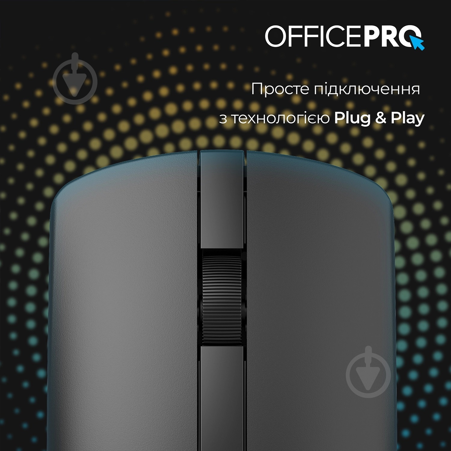 Миша OfficePro M175B Silent Click Wireless black (M175B) - фото 6