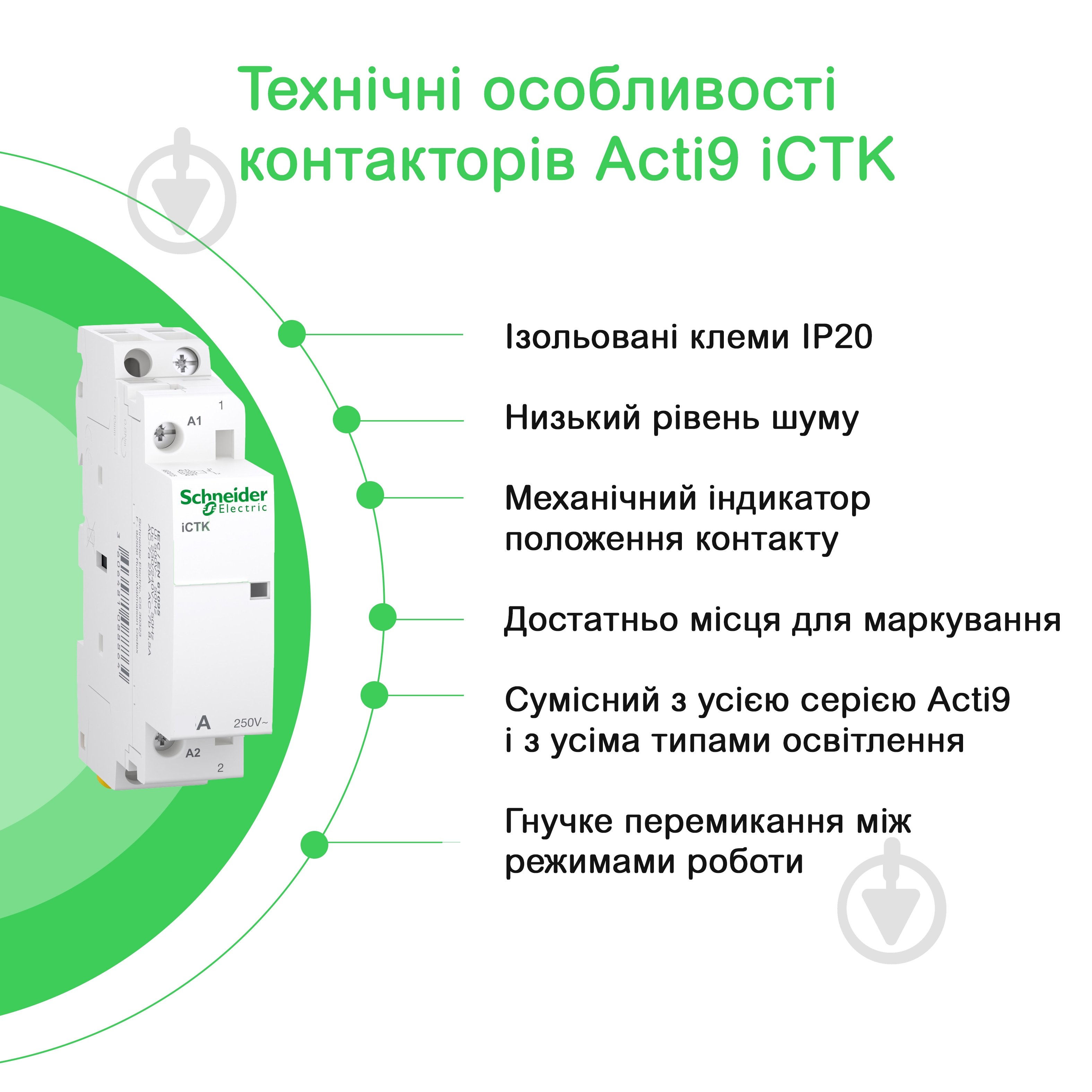 Контактор Schneider Electric A9C40125 - фото 2