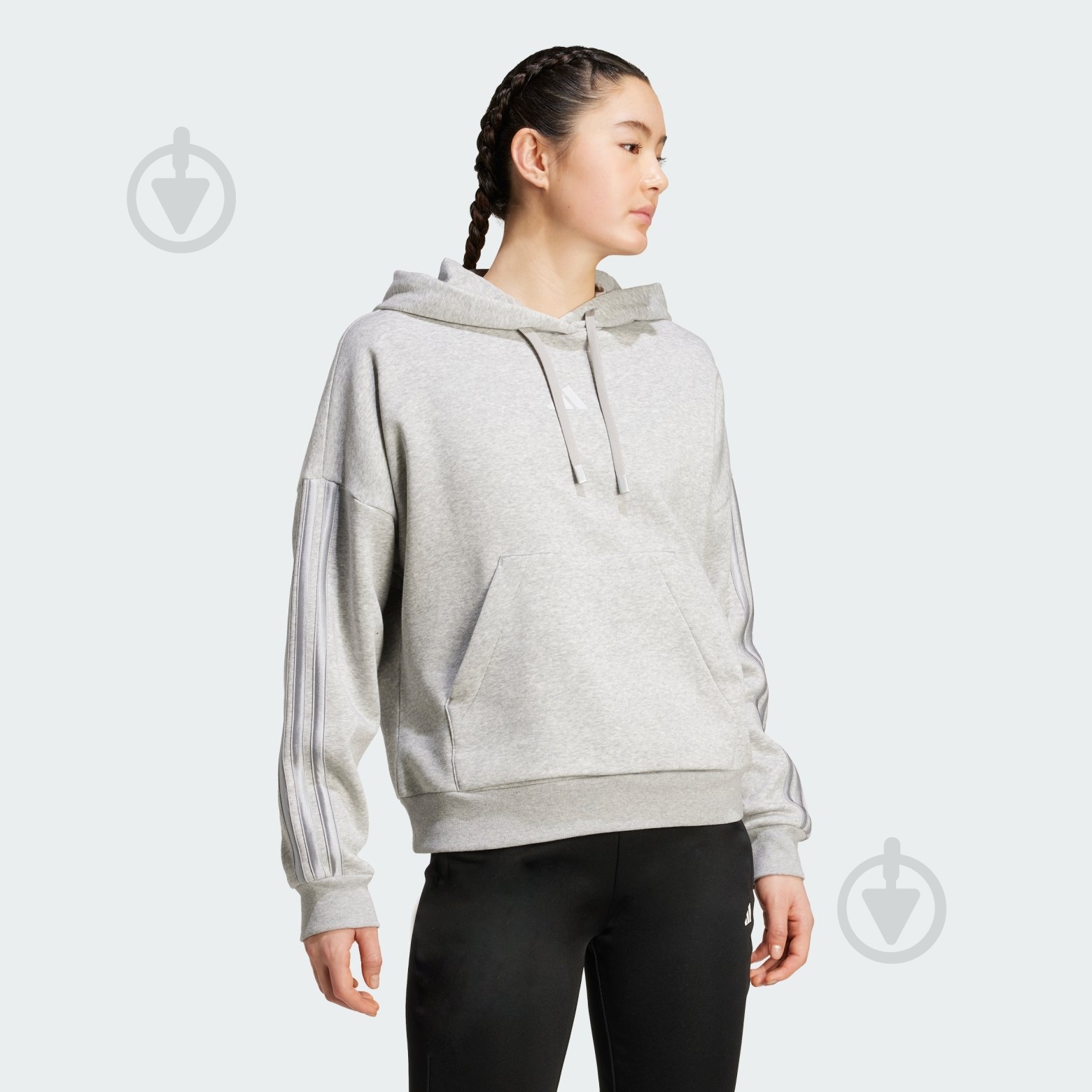 Худі Adidas W HOL FL HD JM1869 р.XL сірий - фото 3