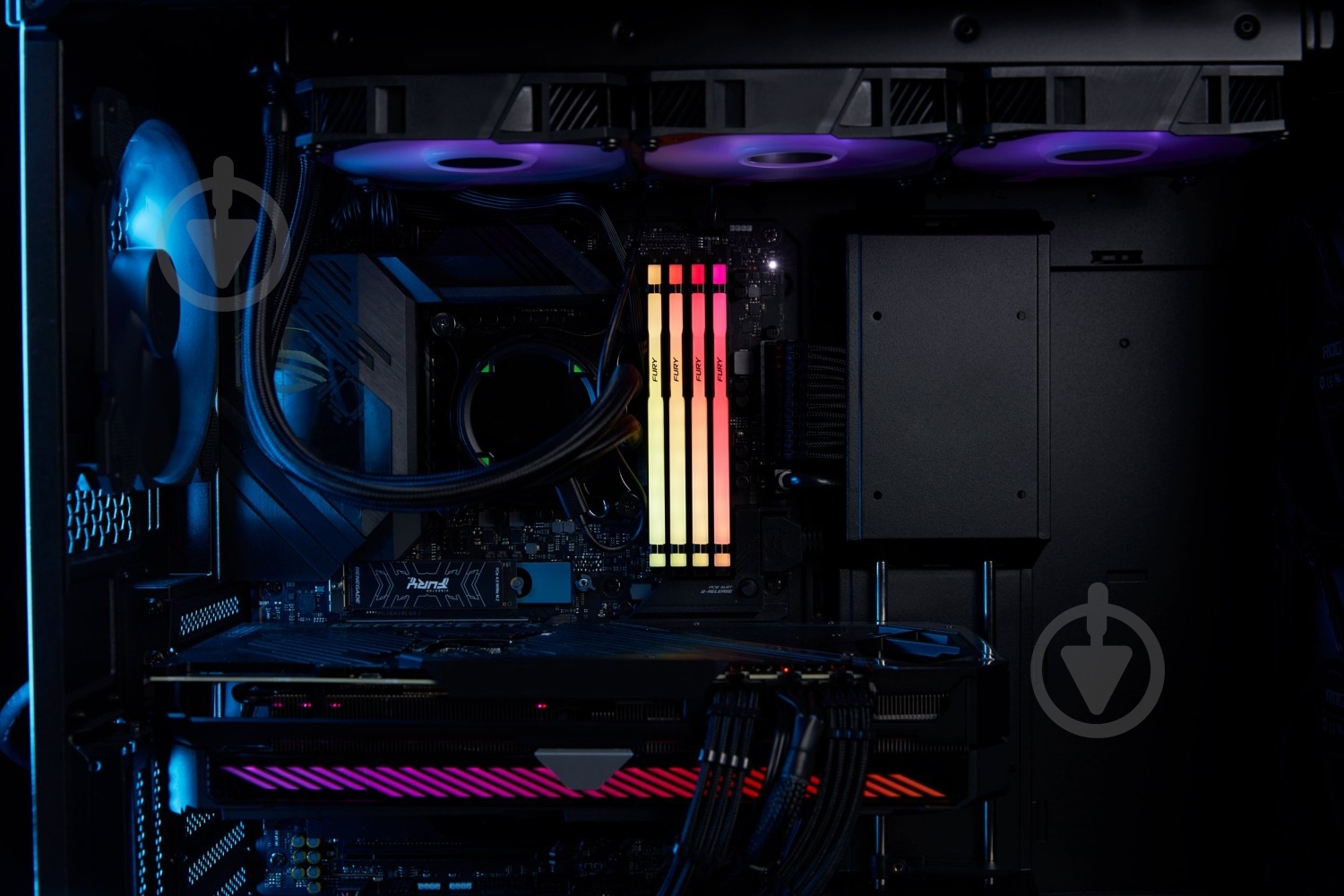 Оперативная память Kingston DDR5 SDRAM 16 GB (2x8GB) 5200 MHz (KF552C40BBAK2-16) FURY Beast RGB - фото 21 Оперативная память Kingston DDR5 SDRAM 16 GB (2x8GB) 5200 MHz (KF552C40BBAK2-16) FURY Beast RGB - фото 21