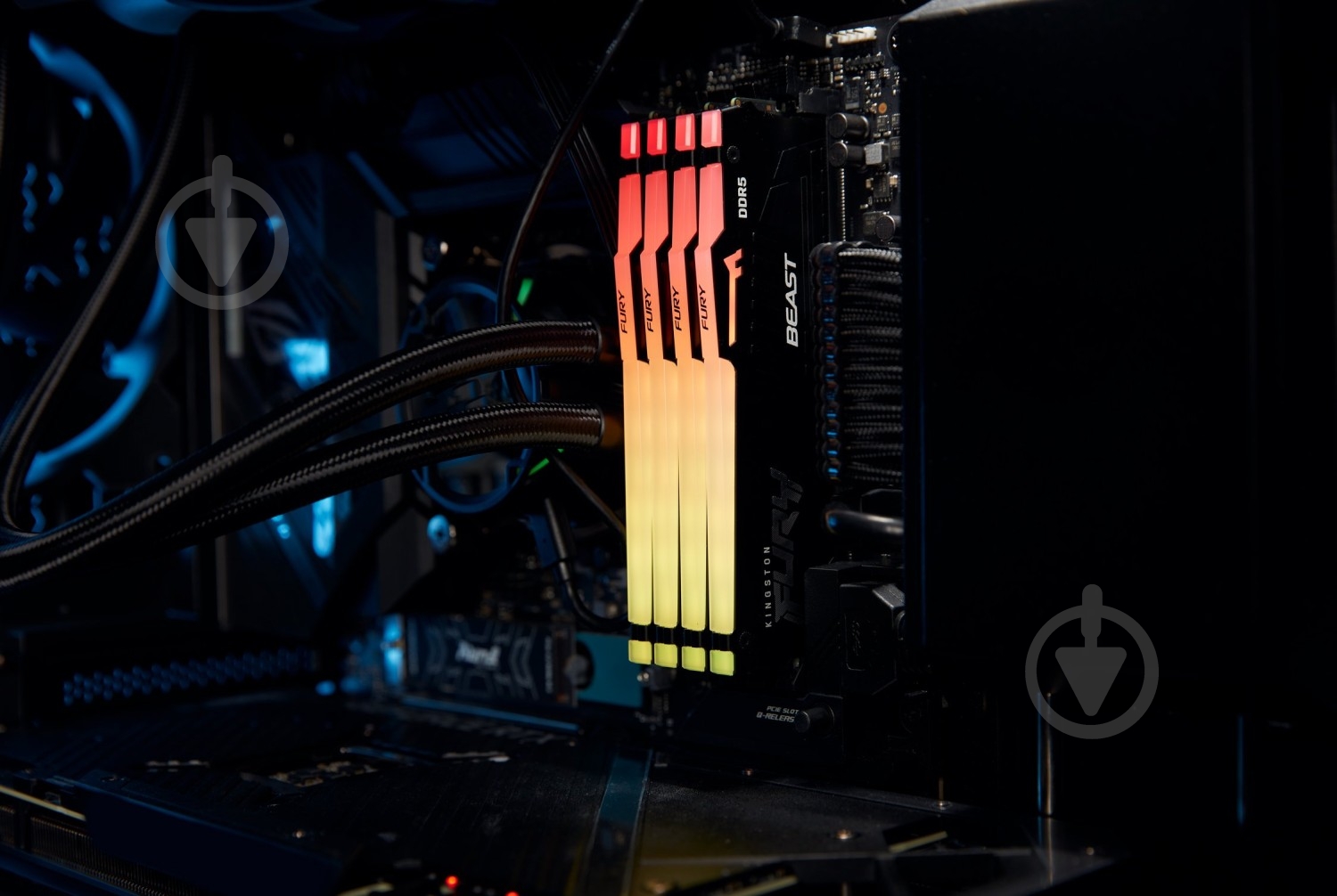 Оперативная память Kingston DDR5 SDRAM 16 GB (2x8GB) 5200 MHz (KF552C40BBAK2-16) FURY Beast RGB - фото 24 Оперативная память Kingston DDR5 SDRAM 16 GB (2x8GB) 5200 MHz (KF552C40BBAK2-16) FURY Beast RGB - фото 24