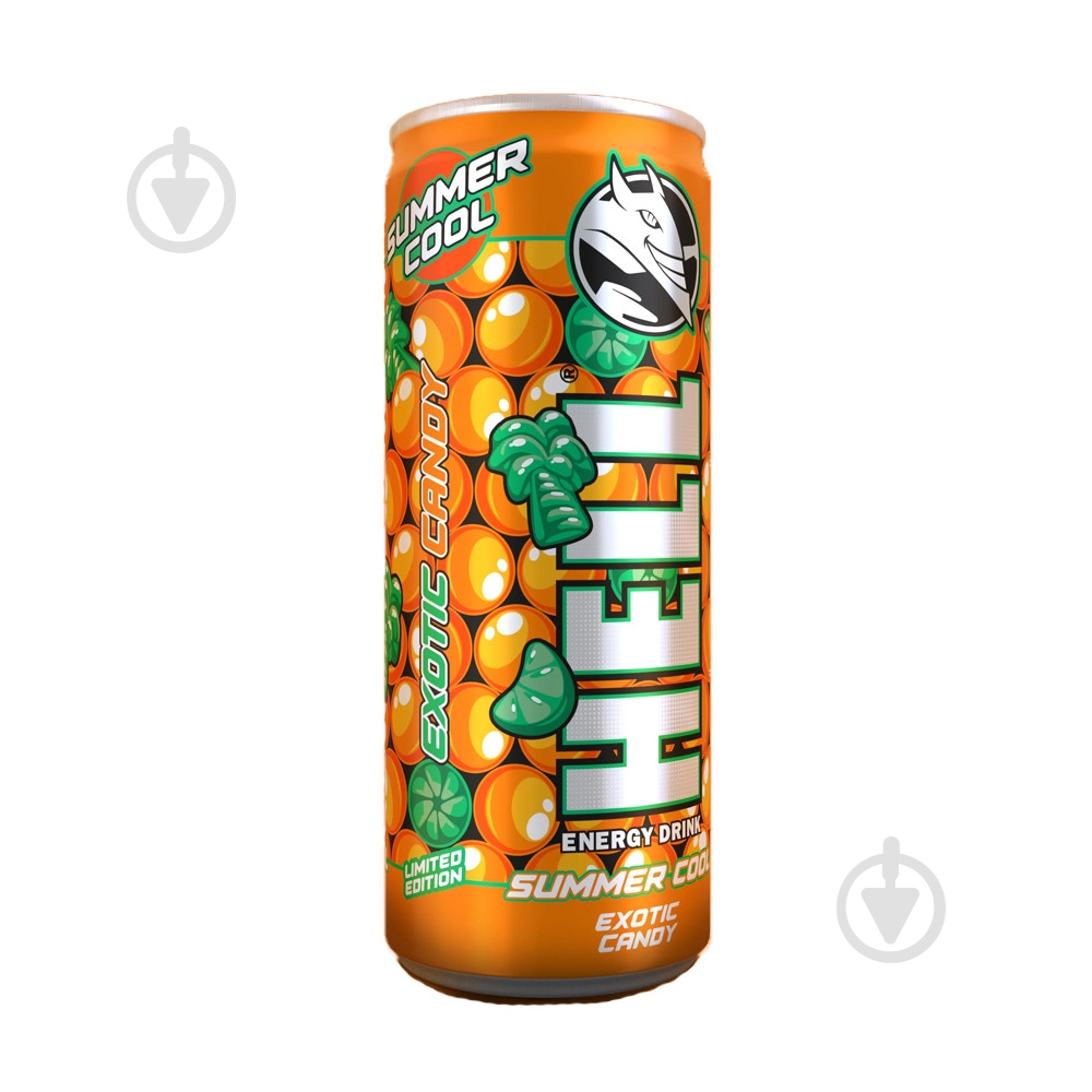 Энергетический напиток HELL Summer Cool Exotic Candy 0,25 л - фото 1