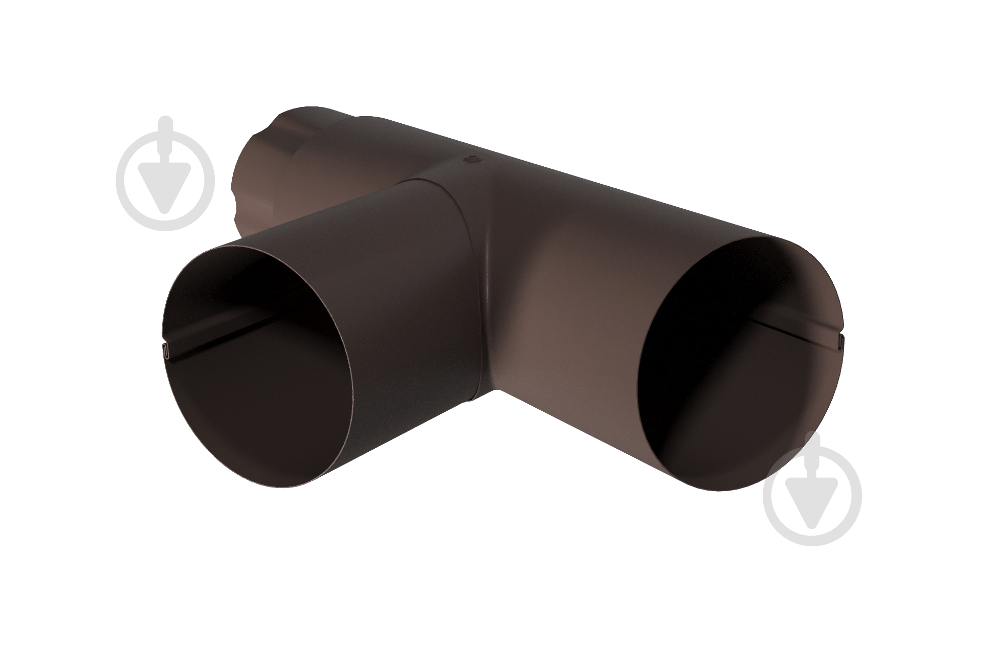 Тройник SMART™ 90 RAL 8017 коричневый - фото 2 Тройник SMART™ 90 RAL 8017 коричневый - фото 2