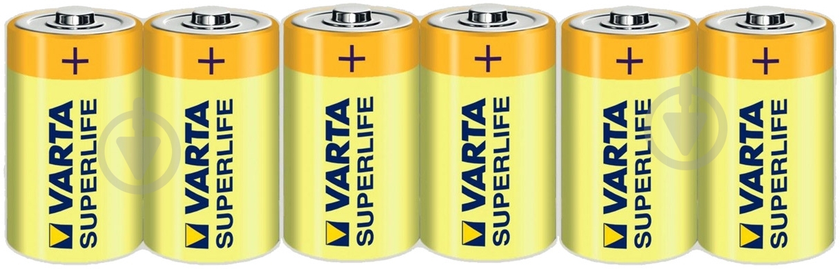 Батарейка Varta SUPERLIFE D FOL 6 (02020101306) - фото 1