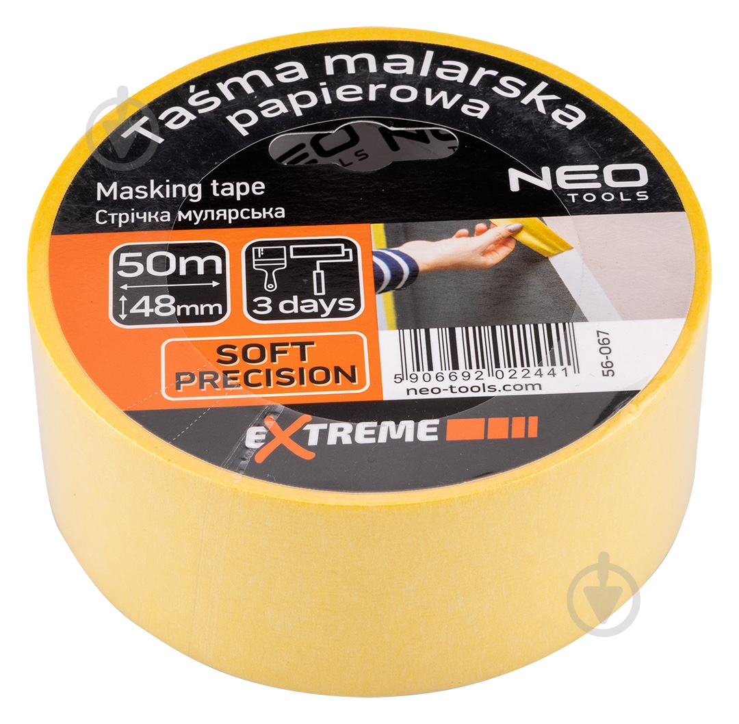 Лента малярная NEO tools 48 мм x 50 м 56-067 - фото 8 Лента малярная NEO tools 48 мм x 50 м 56-067 - фото 8