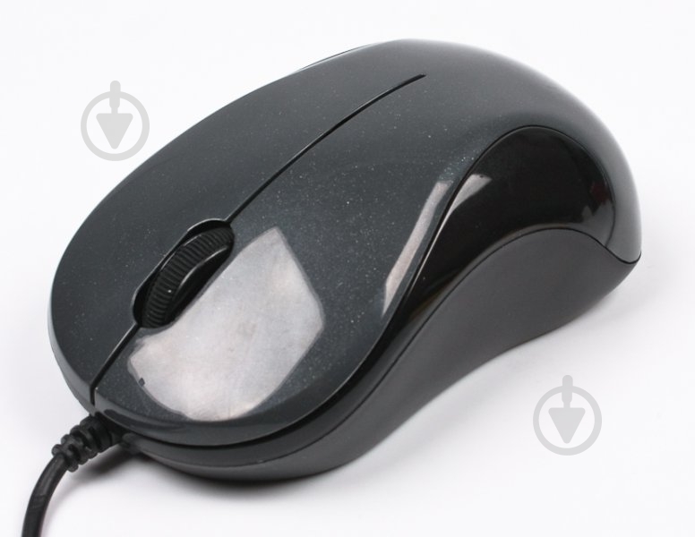 Мышка A4Tech N-321-1 (Glossy Grey) grey - фото 1