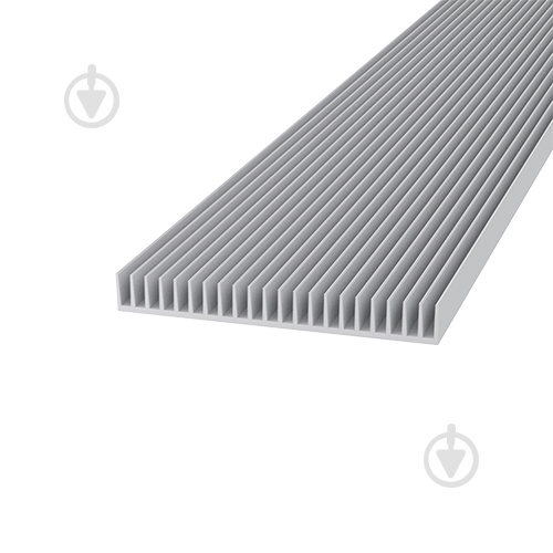 Профиль 200х25 мм 2 м алюминий/серебро - фото 1