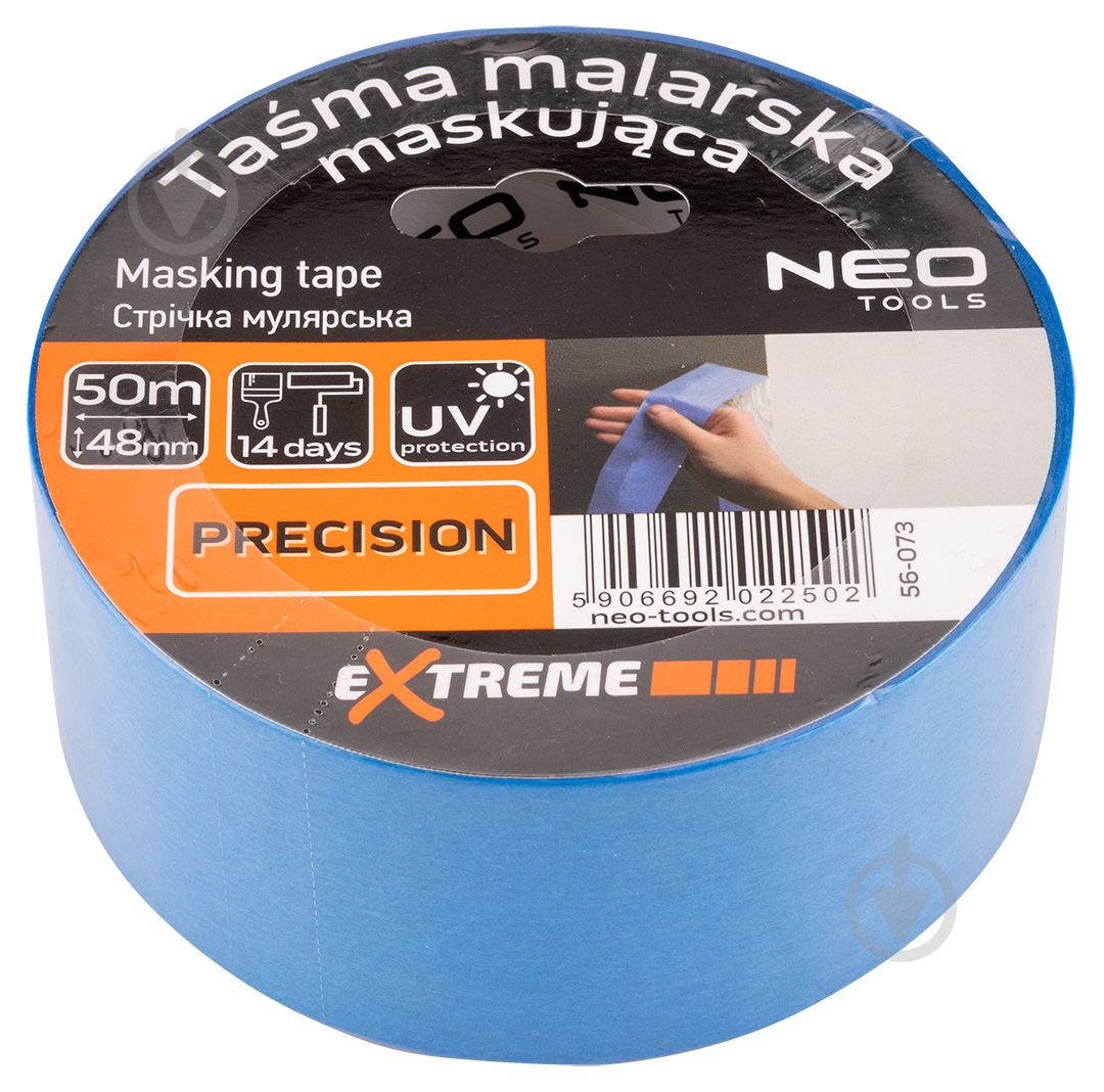 Лента малярная NEO tools 48 мм x 50 м 56-073 - фото 8 Лента малярная NEO tools 48 мм x 50 м 56-073 - фото 8