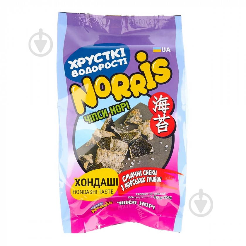 Чипсы NORRIS нори с хондаши - фото 1