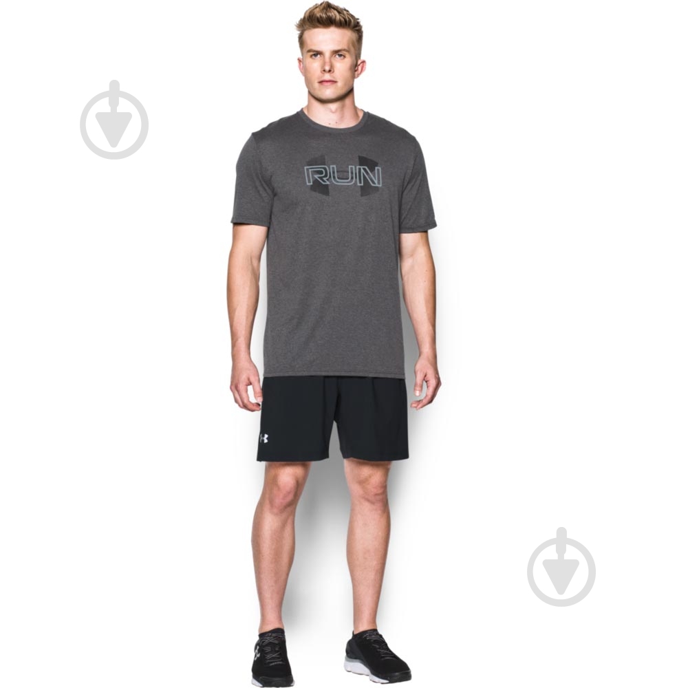 Шорты Under Armour UA LAUNCH SW 2-IN-1 SHORT 1291945-001 р. L черный - фото 1