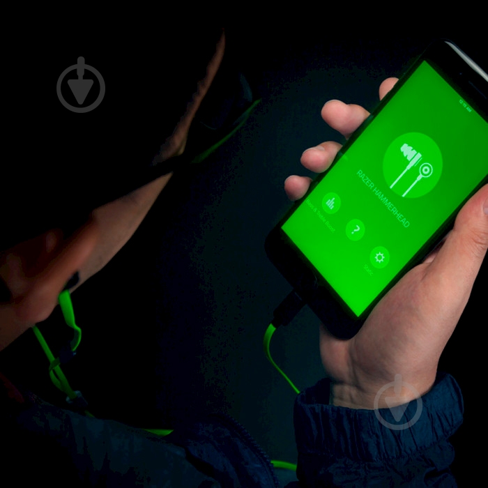 Наушники Razer Hammerhead for iOS black/green (RZ04-02090100-R3G1) - фото 6