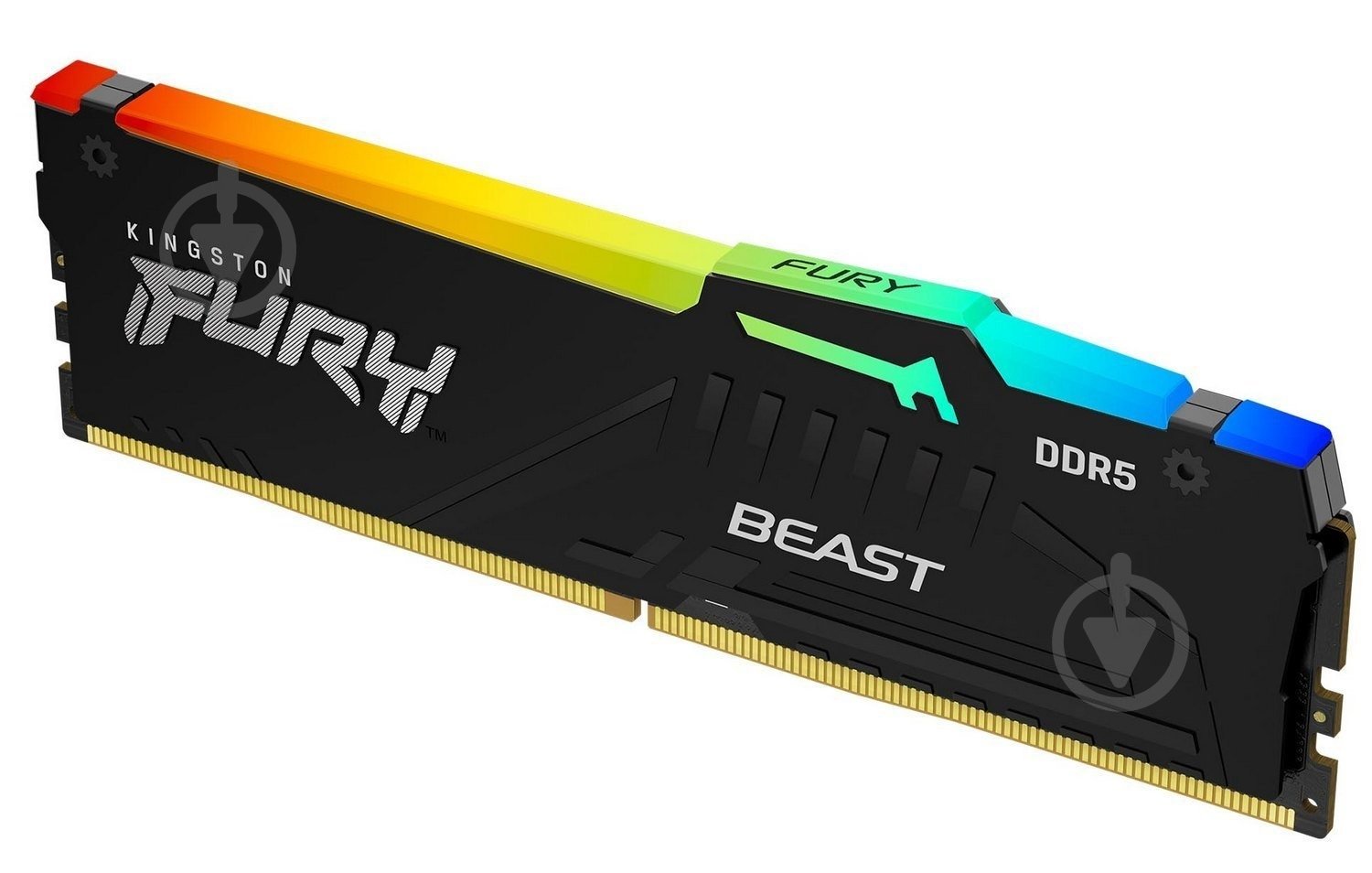 Оперативна пам'ять Kingston DDR5 SDRAM 32 GB (1x32GB) 5200 MHz (KF552C40BBA-32) Beast Black RGB - фото 2 Оперативна пам'ять Kingston DDR5 SDRAM 32 GB (1x32GB) 5200 MHz (KF552C40BBA-32) Beast Black RGB - фото 2