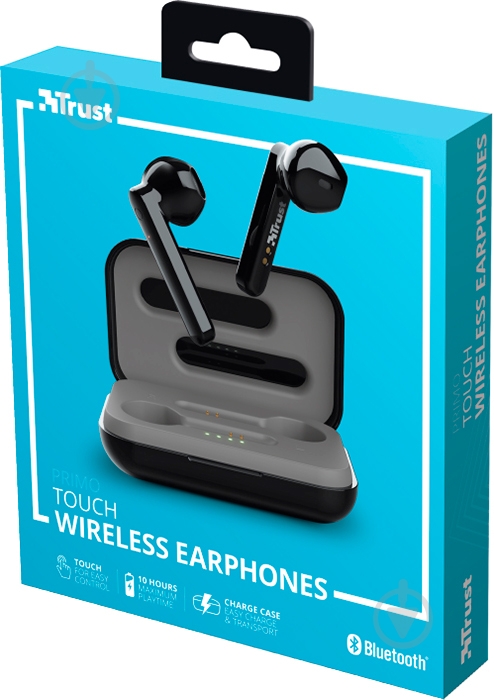 Навушники Trust Primo Touch Wireless Mic black (23712) - фото 7