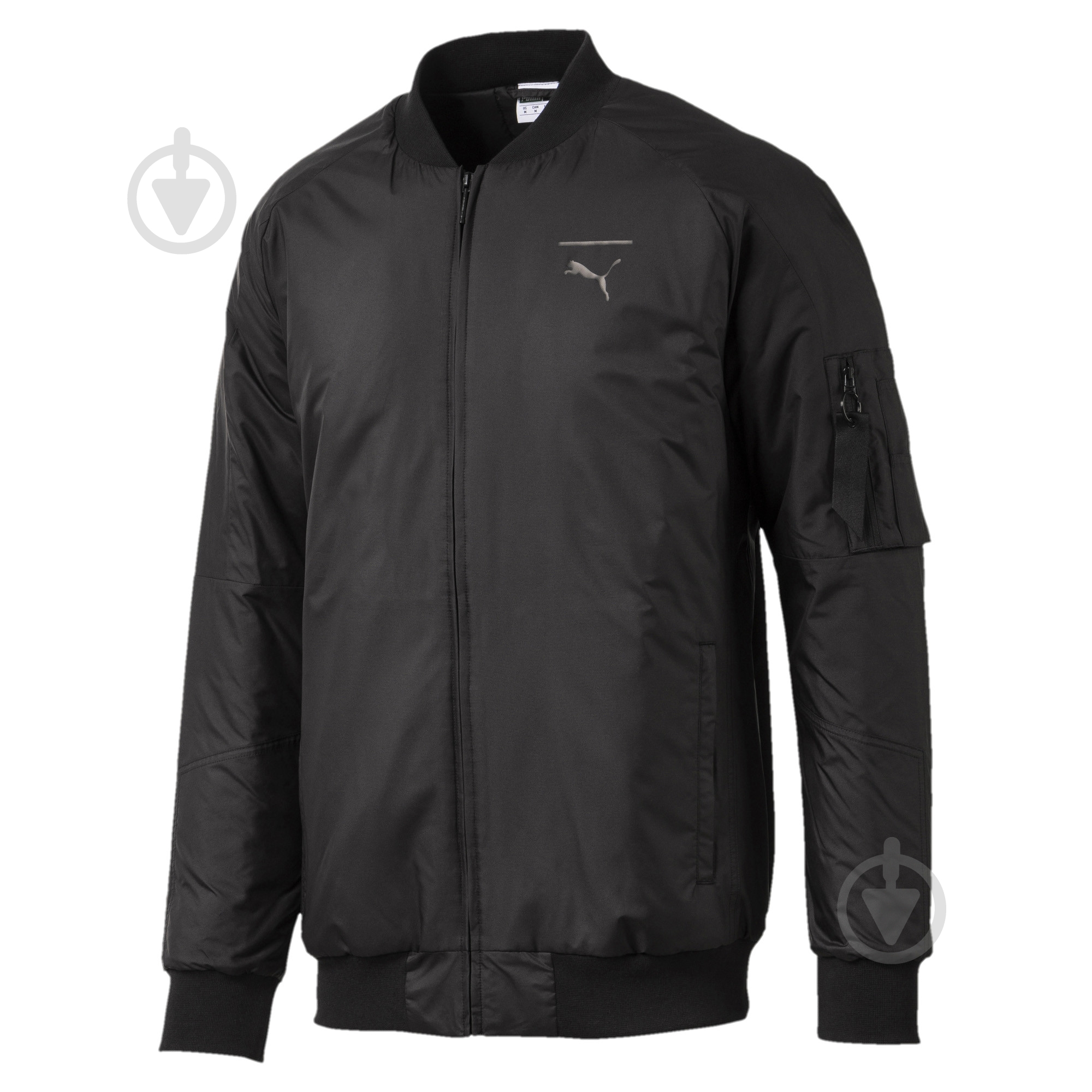 Ветровка мужская Puma Pace Bomber 57639101 р.XL черная - фото 1 Ветровка мужская Puma Pace Bomber 57639101 р.XL черная - фото 1