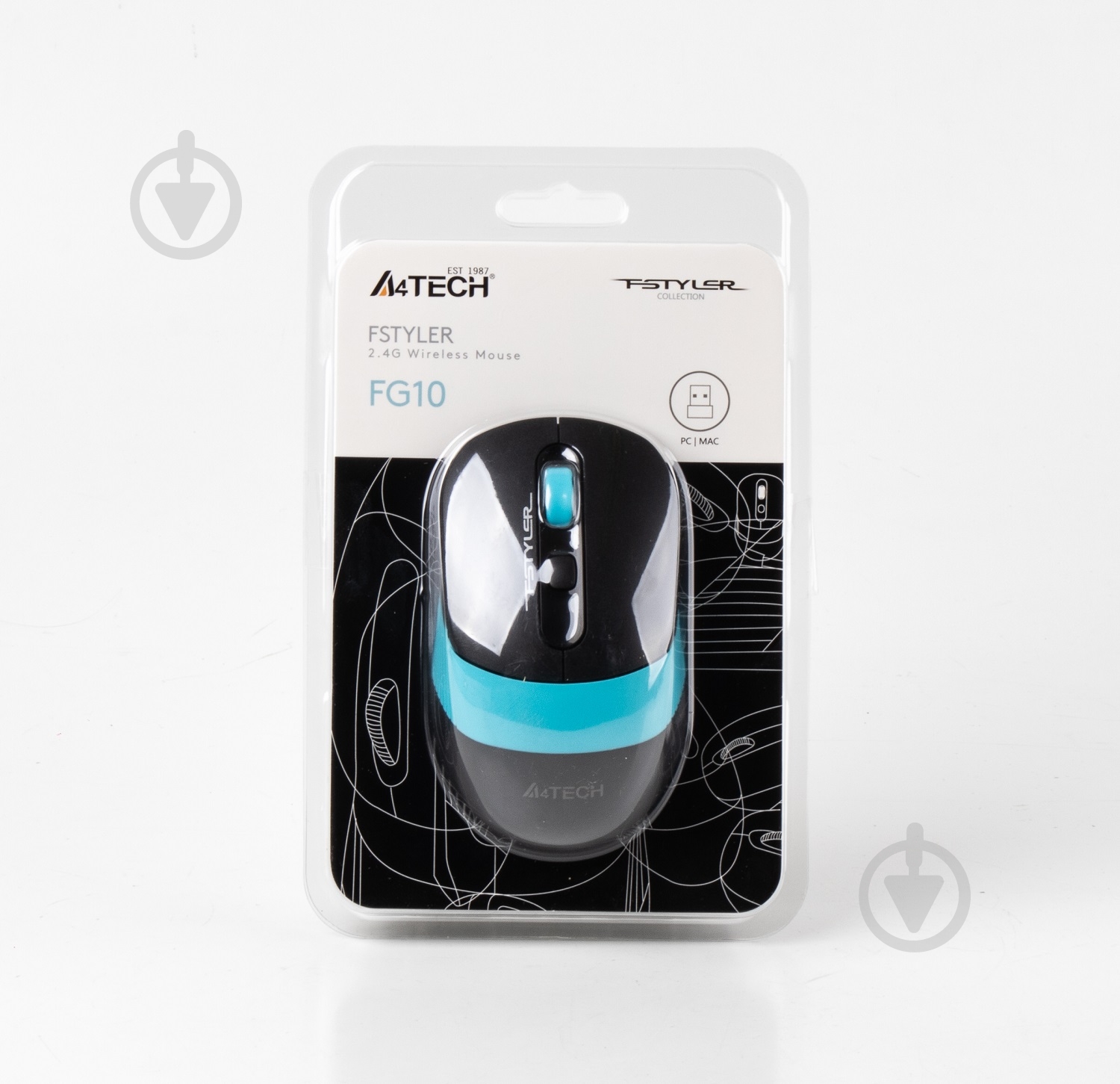 Мишка A4Tech Fstyler FG10 (Blue) blue - фото 5