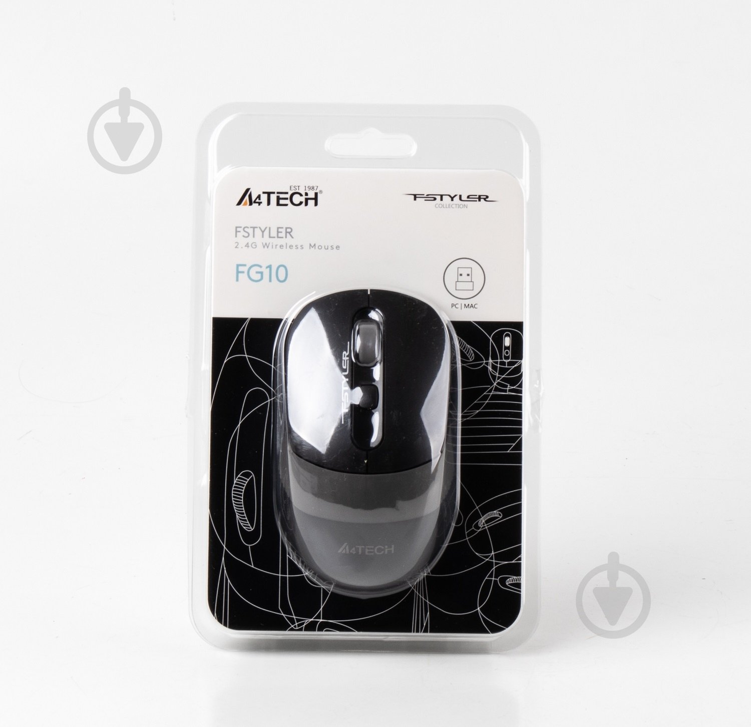Мишка A4Tech FG10 (Grey) grey (FG10 (Grey)) - фото 6