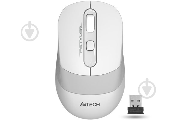 Мишка A4Tech Fstyler FG10 (White) white - фото 1